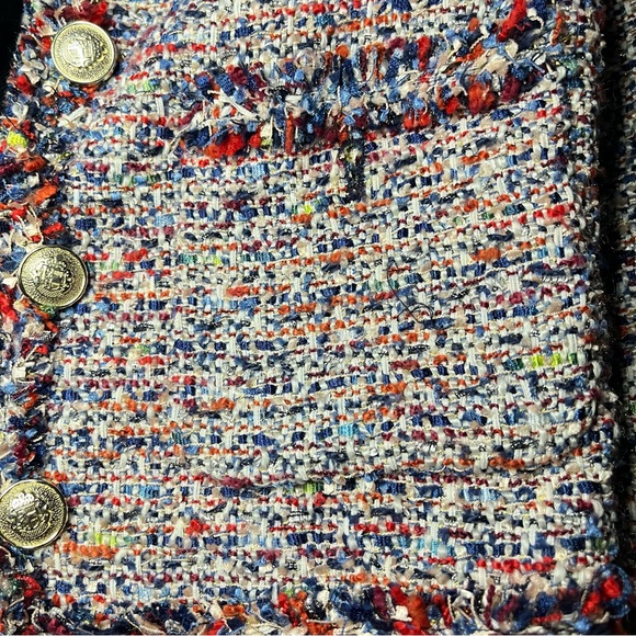 Zara Colorful Tweed Jacket - Picture 7 of 12